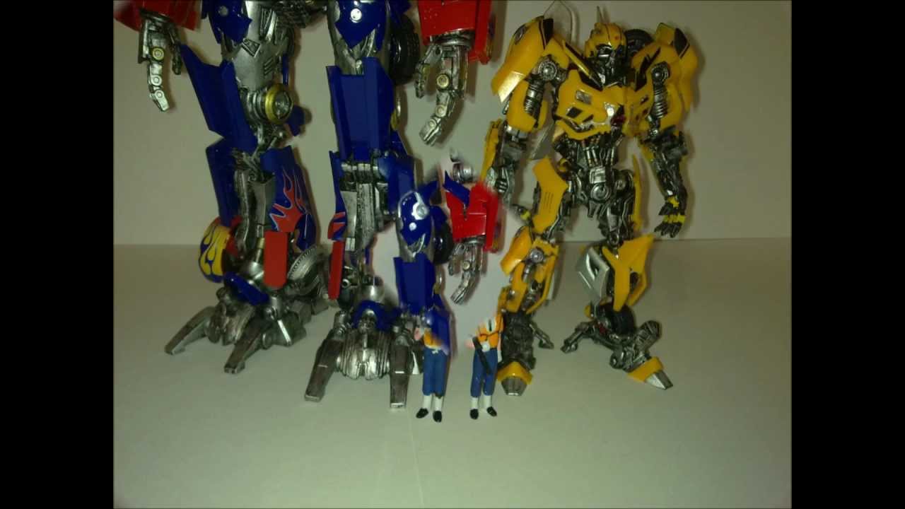 Transformers dotm Optimus and Bumblebee Dual Model Kit  1:35