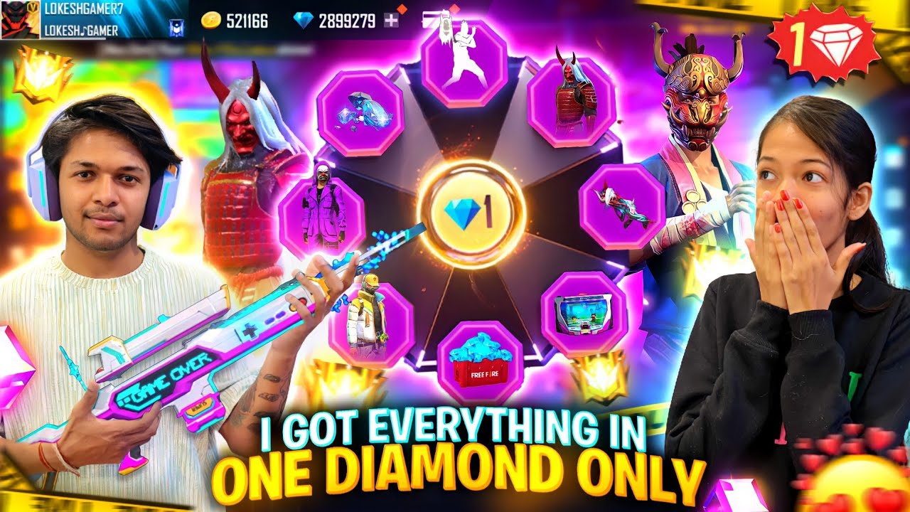 Sister Challenge Me To Make Evo Famas Max 7 & Samurai Emote & Elite Pass Garena Free Fire
