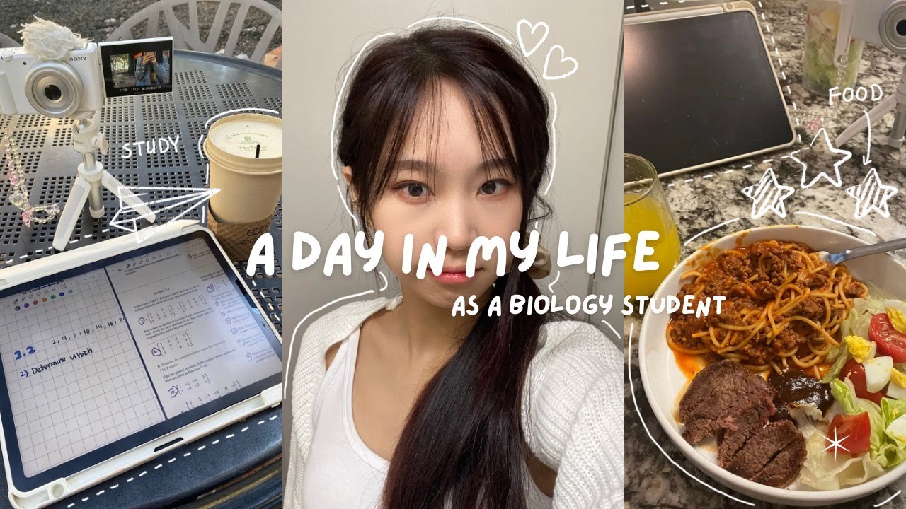 A Day in My Life: Biology Student at UT Austin 🤘 productive day, go to class, cook, and study
