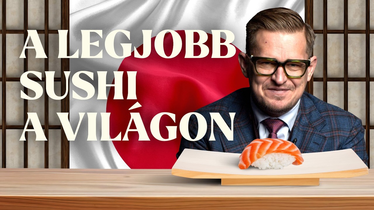 Bejutottam a VILÁG LEGJOBB SUSHI Éttermébe Japánban