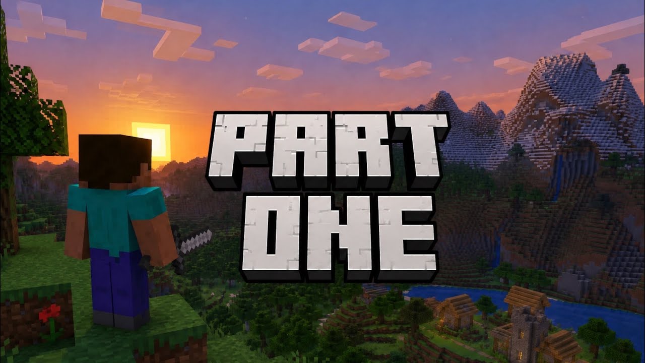 Playing Minecraft survival part-1