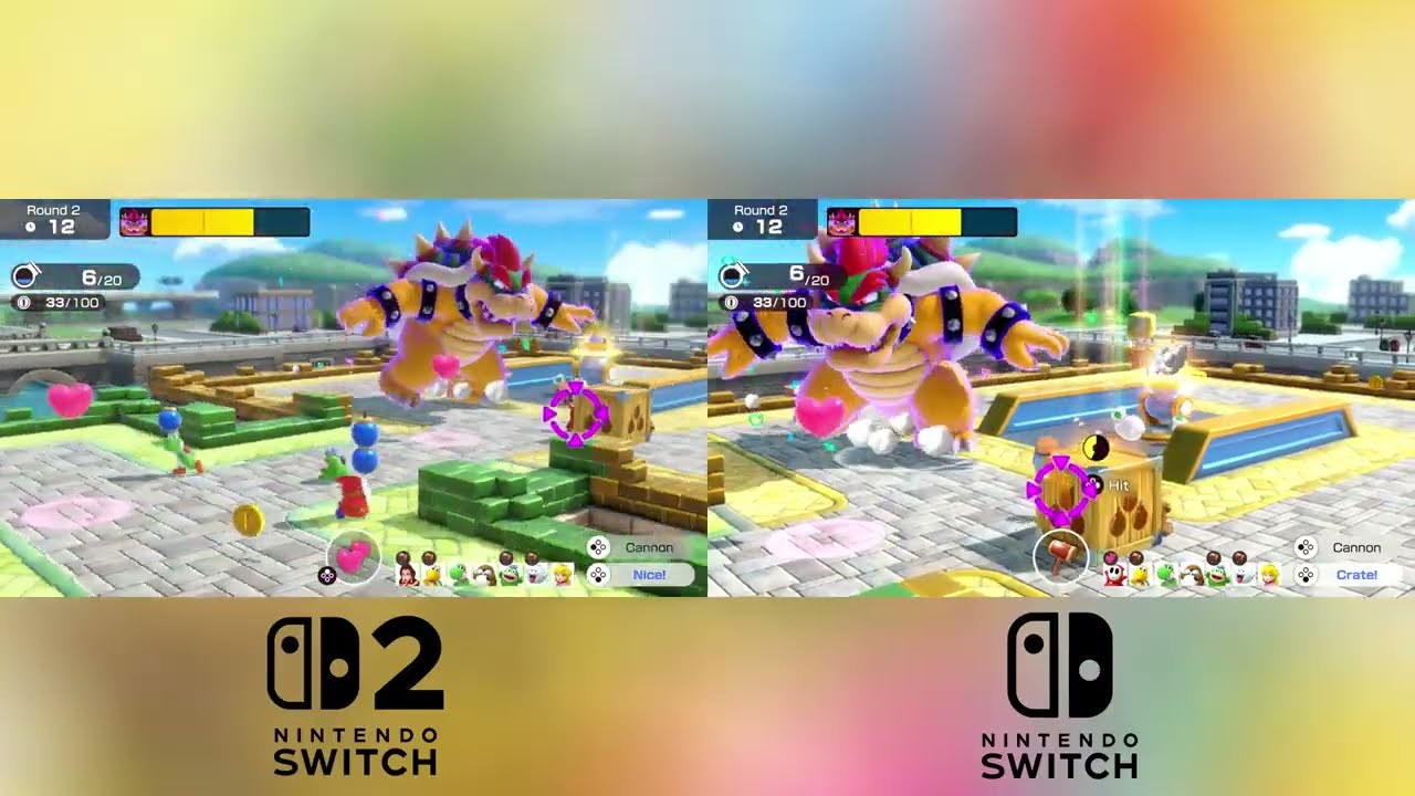 Super Mario Party Jamboree - Switch 1/Switch 2 Multiplayer (Bowser Kaboom Squad: Chargin' Chucks)