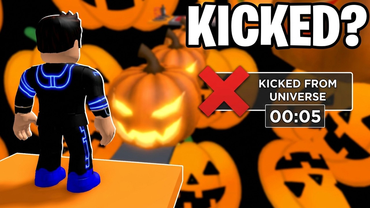 If I Don’t Beat This Halloween Obby in 15 Minutes, I Get Kicked from Roblox Universe! 😈🎃