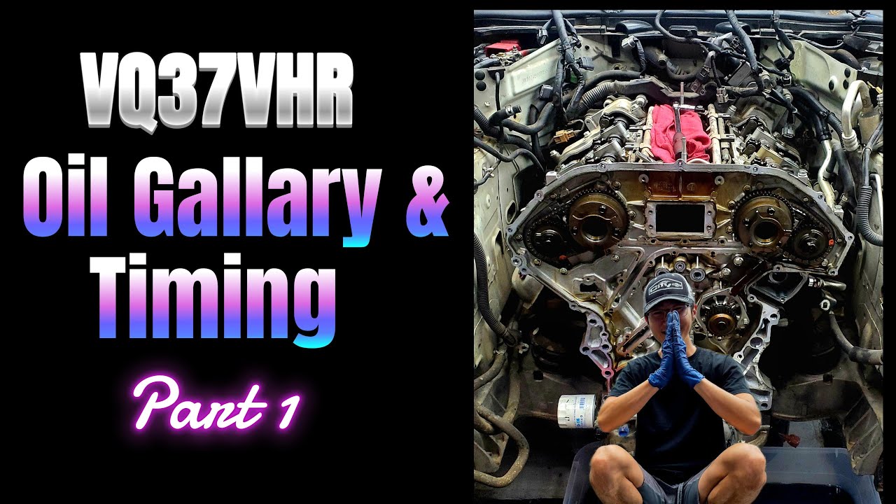 370Z Engine Tear Down | Oil Gallery Gaskets + Timing Chain Removal (Part 1)