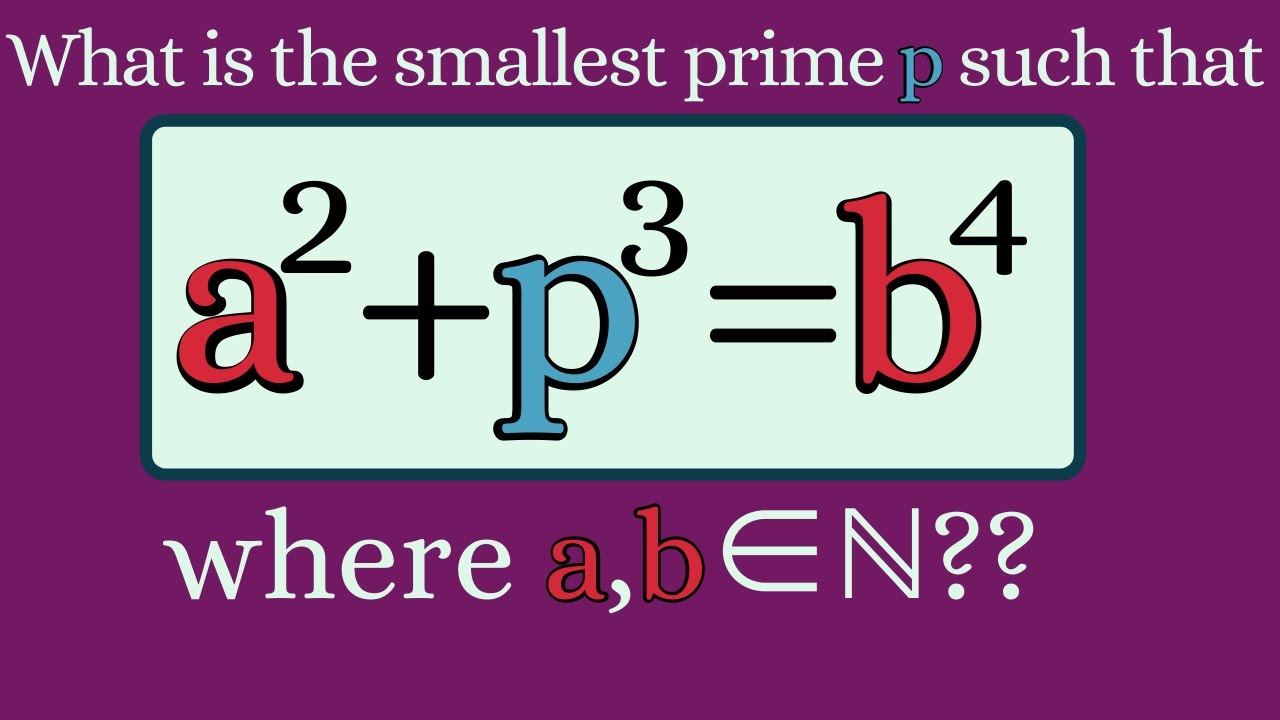 The smallest such prime...