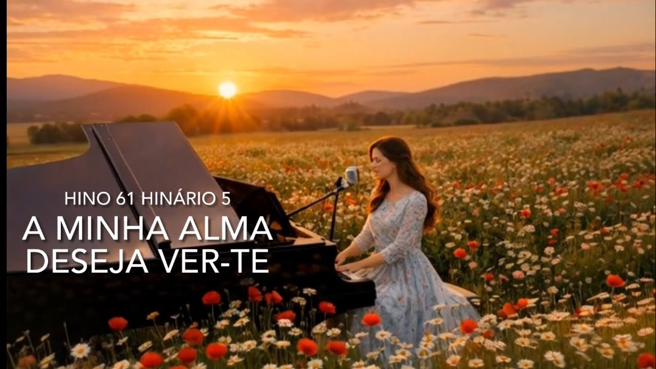 🎼A MINHA ALMA DESEJA VER-TE (Hino 61 - Hinário 5)