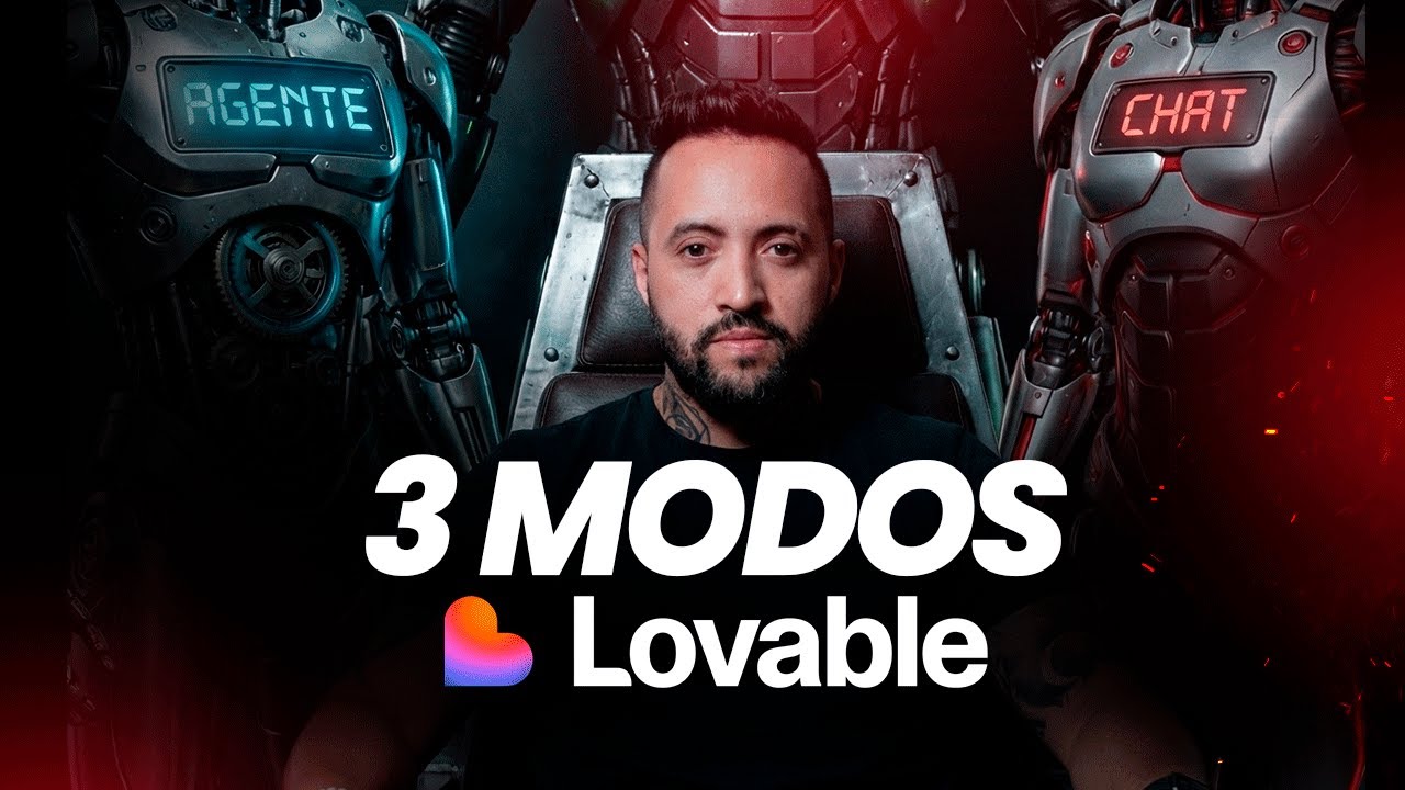 Os 3 Modos do Lovable: Agente, Chat e Code explicados na prática! 🚀