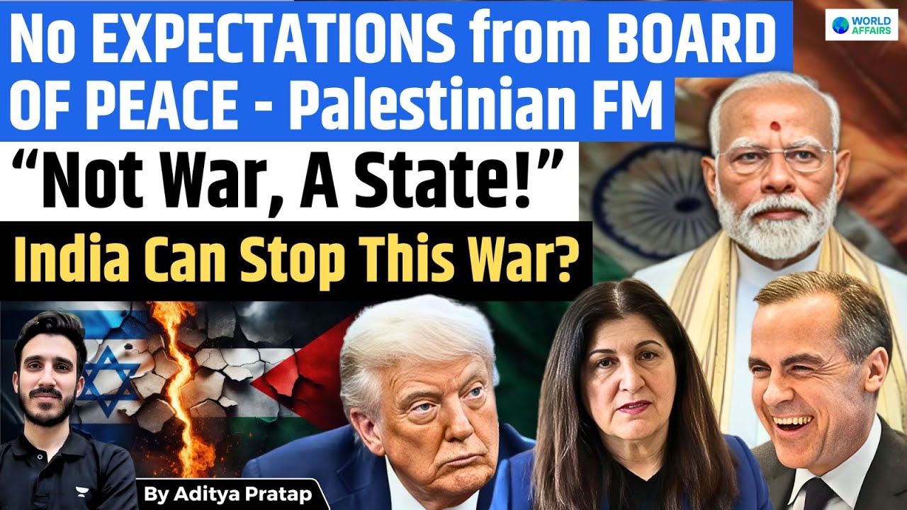 Why Palestine Trusts India: FM Speaks on Statehood & Peace