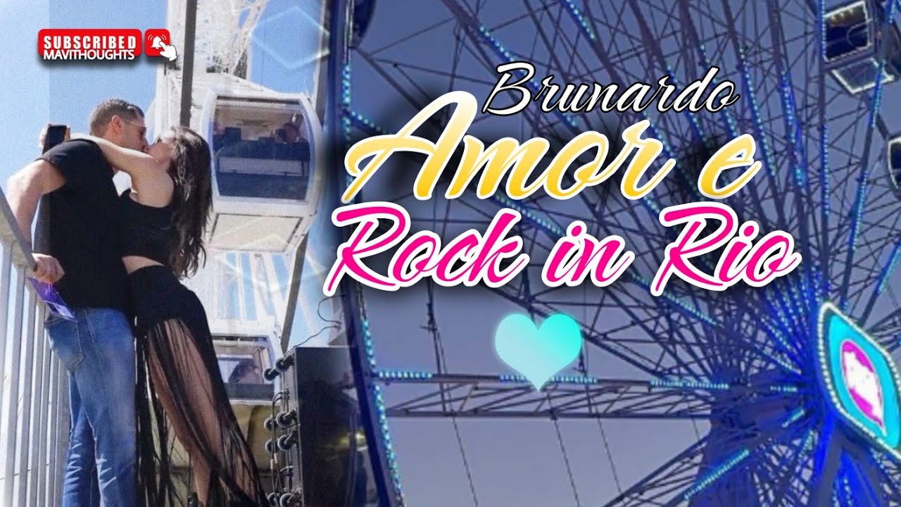 Primeiro Rock in Rio Casados!💍❤️ | No Rok In Rio Com Muito Amor e Cheio de Estilo ❤️🎶🎸✨🔥 Brunardo 🤍