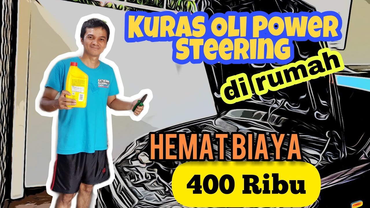 Ganti Oli Power Steering Civic Ferio di rumah, hemat biaya ratusan ribu [Tutorial]