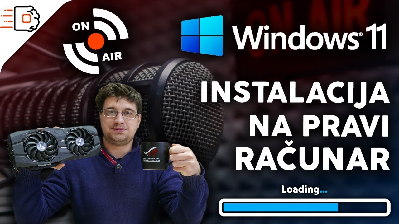 🔴 INSTALACIJA WINDOWS 11 + TEST GAMING PERFORMANSI | JUTARNJA TECH KAFA #25