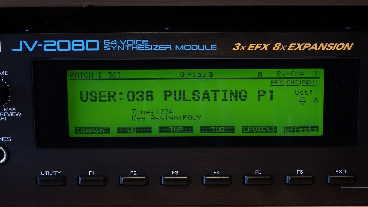 Roland JV-2080 Sound Test, Part 2