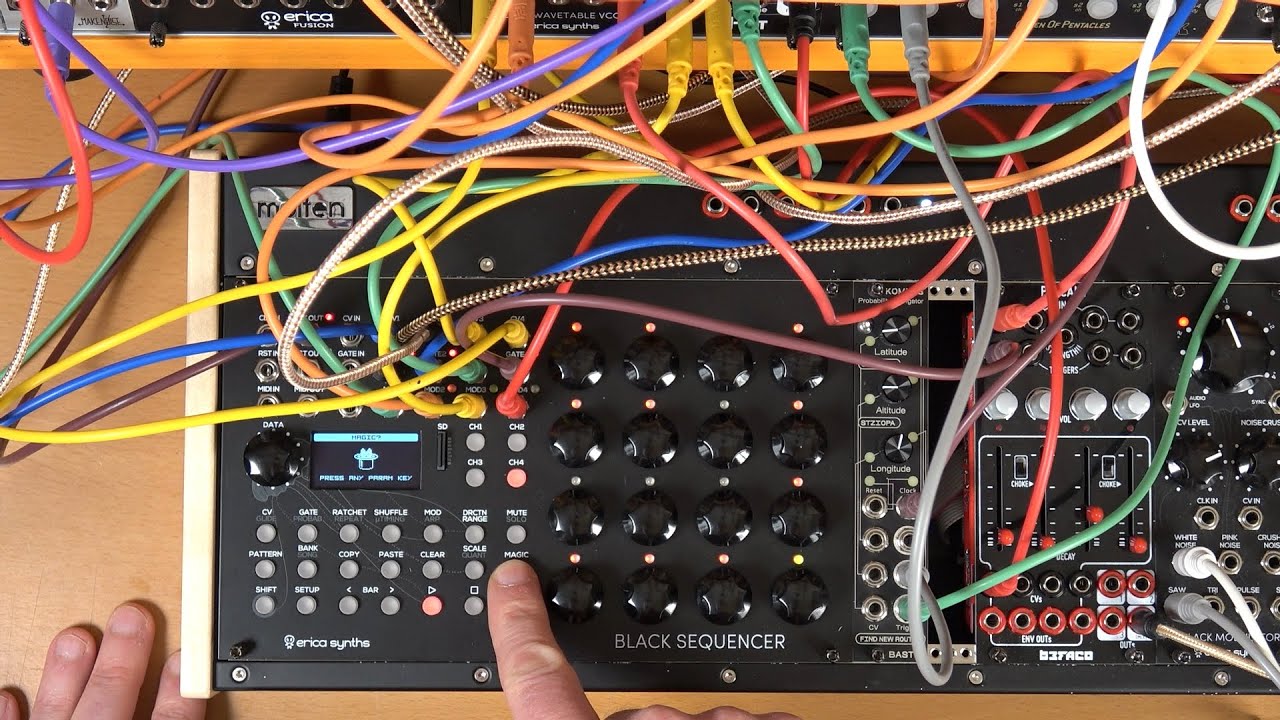 Erica Synths Black Sequencer Jam