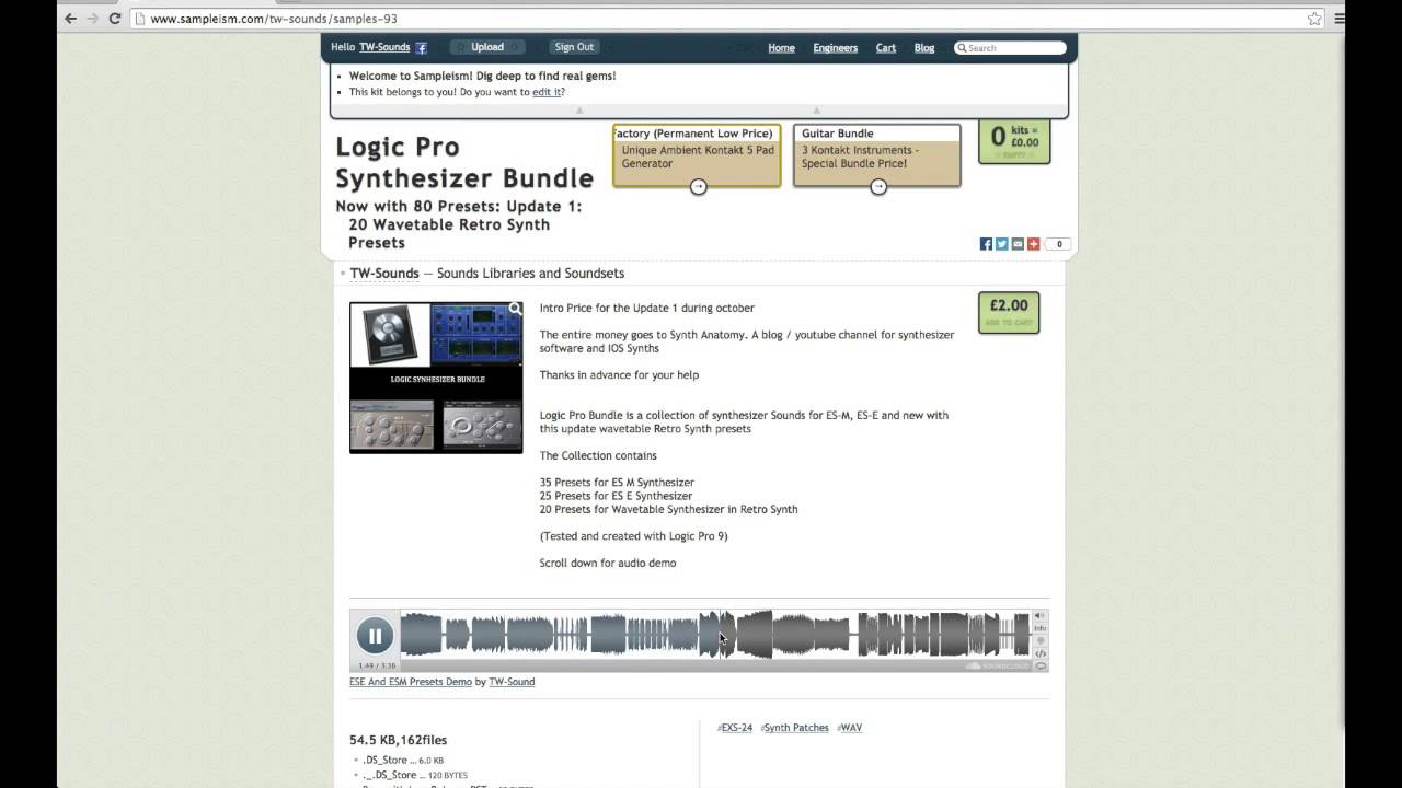Support for Synth Anatomy