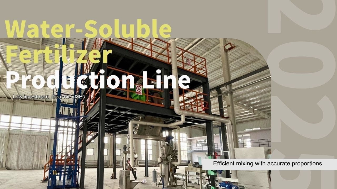 Fertilizer Blender Machine in Action | NPK Crusher + Mixing Line Demo