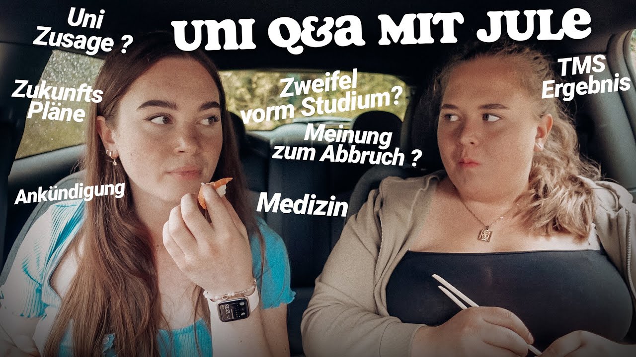 Angst vorm Studium wegen meiner Erfahrungen? | Realtalk Uni Q&A mit Jule