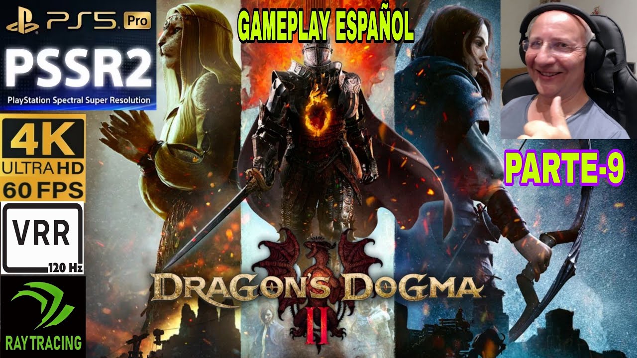 PSSR 2 ULTRA 4K/60FPS Y RAY TRACING - DRAGON'S DOGMA 2, PARTE-9 (PS5 PRO) GAMEPLAY DIRECTO ESPAÑOL