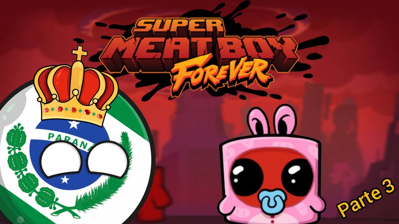 (sem edição!) jogando Super Meat Boy Forever parte 3! #gameplay #jogando #humor #semedicao 