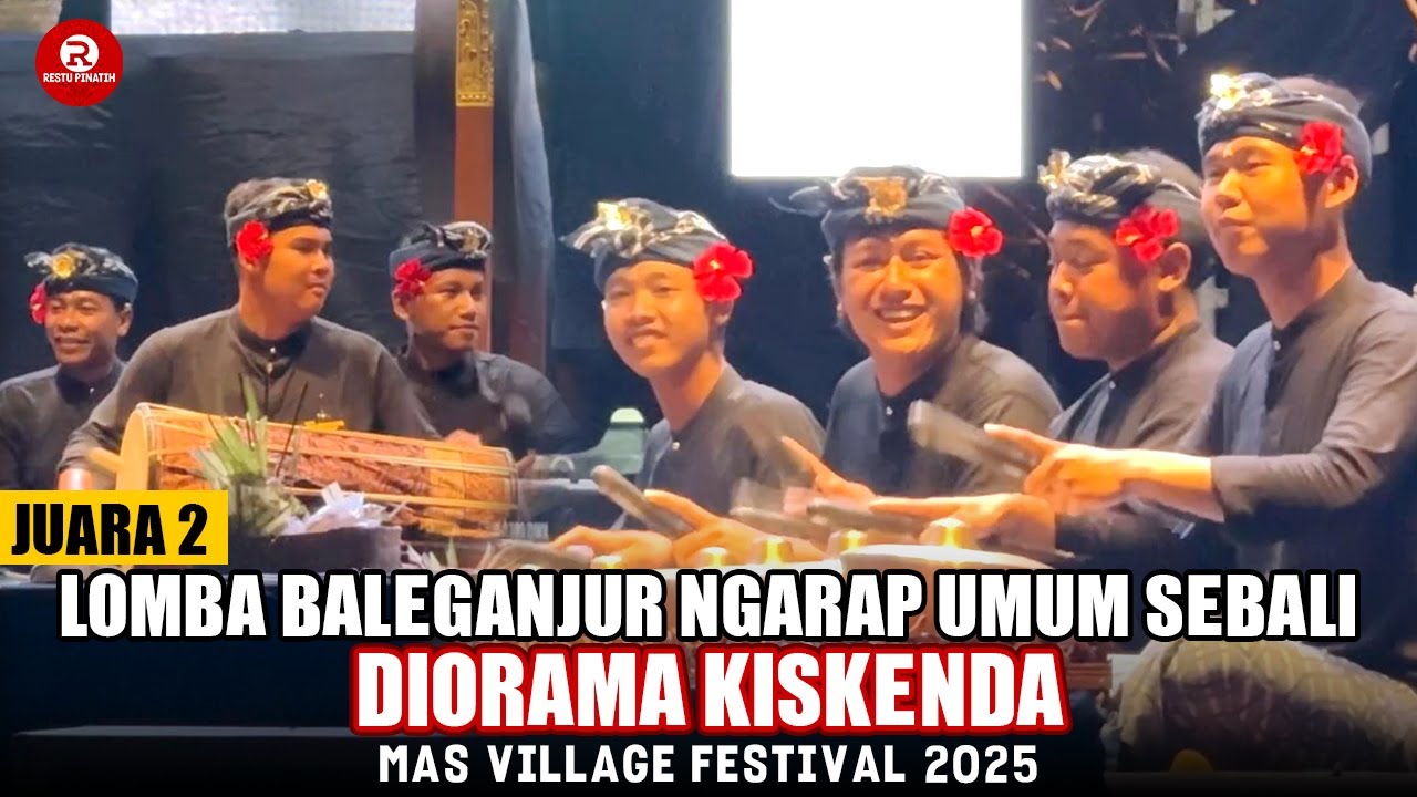 Juara 2 Diorama Kiskenda, Lomba Baleganjur Ngarap Umum Sebali | Mas Village Festival 2025