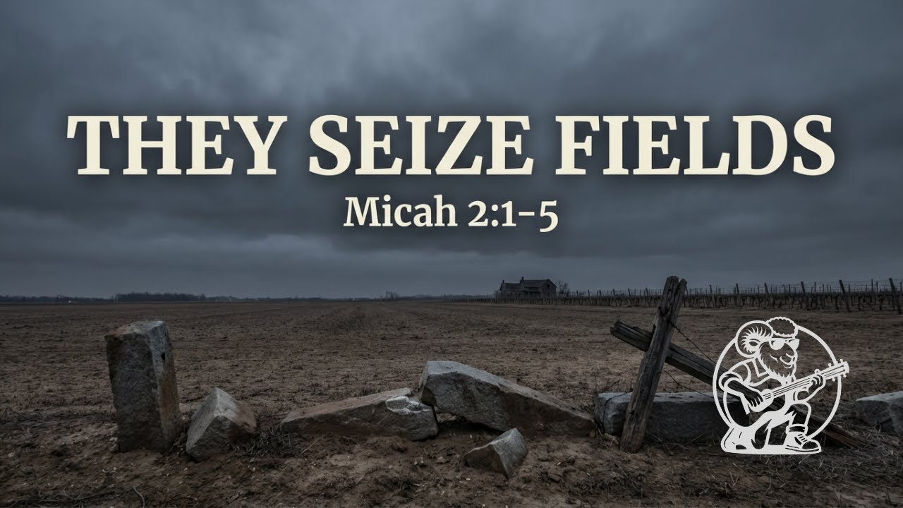 Micah 2:1&ndash;5 &mdash; Woe to Those Who Devise Iniquity | Sammy the Sheep (Berean Standard Bible)