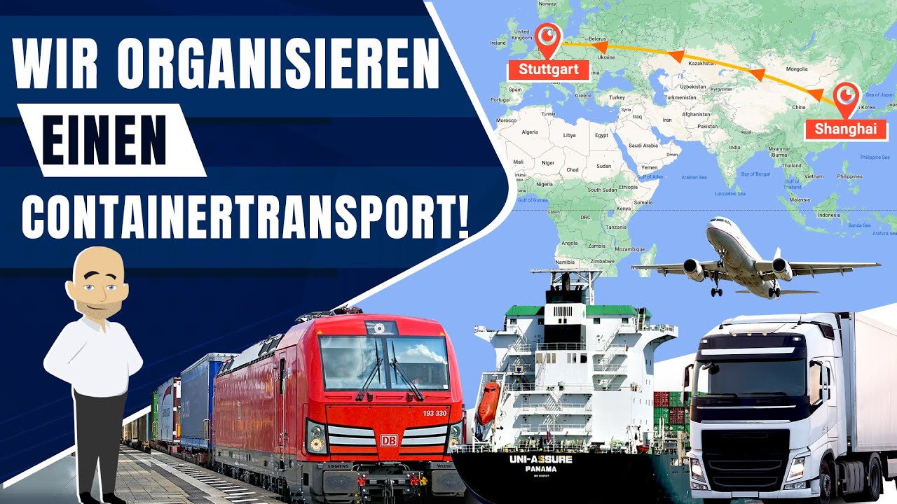 So funktioniert ein Containertransport in der Praxis!