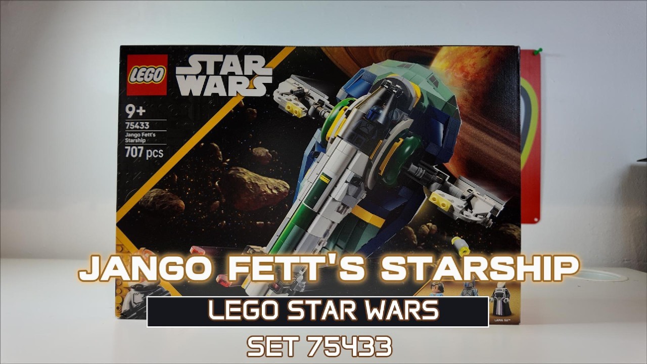 Jango is BACK! | LEGO Star Wars 75433 Jango Fett’s Starship Review