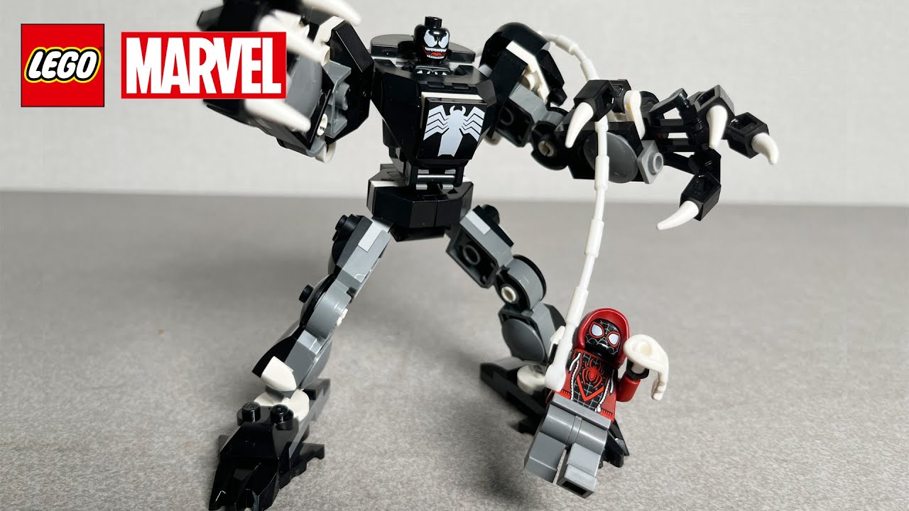 LEGO 76276 Marvel Venom Mech Armor vs. Miles Morales - LEGO Speed Build