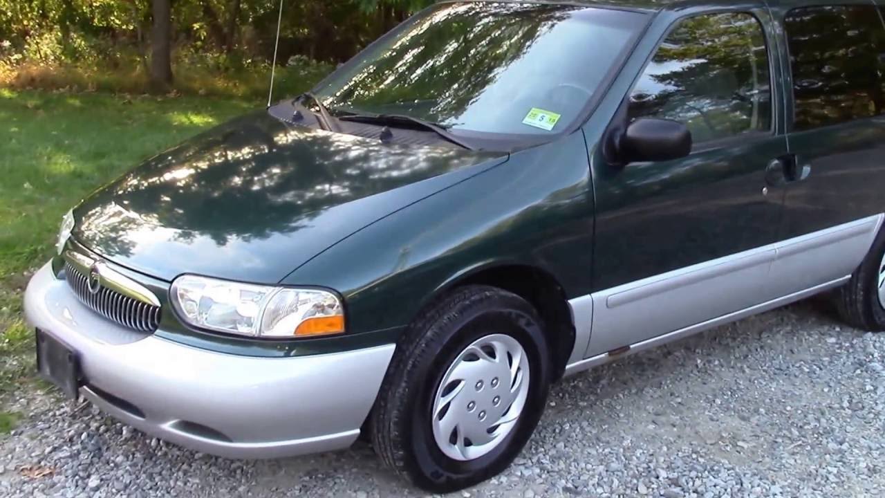 2000 Mercury Villager Green Van for sale