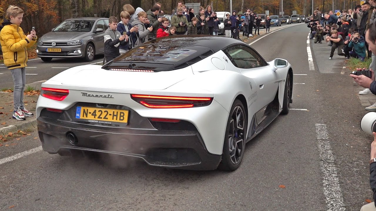 NEW Maserati MC20 - Engine Sounds & Driving!