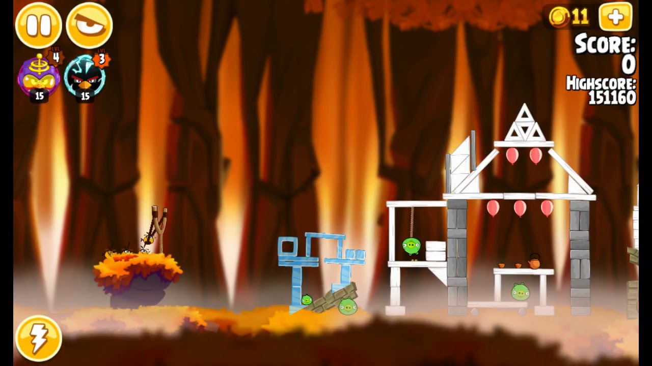 Angry Birds Seasons - Hammier Things - Level 1-7 - 158,060 - World Record!