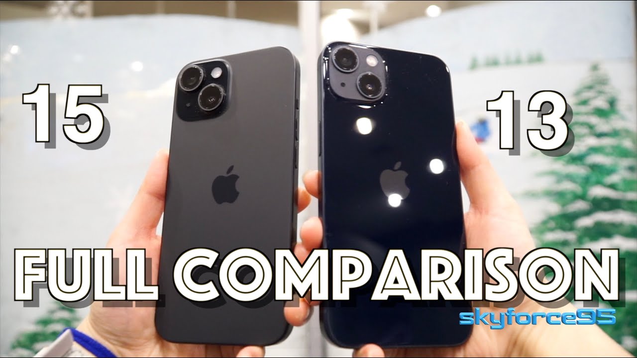 Полное сравнение iPhone 15 и iPhone 13.
