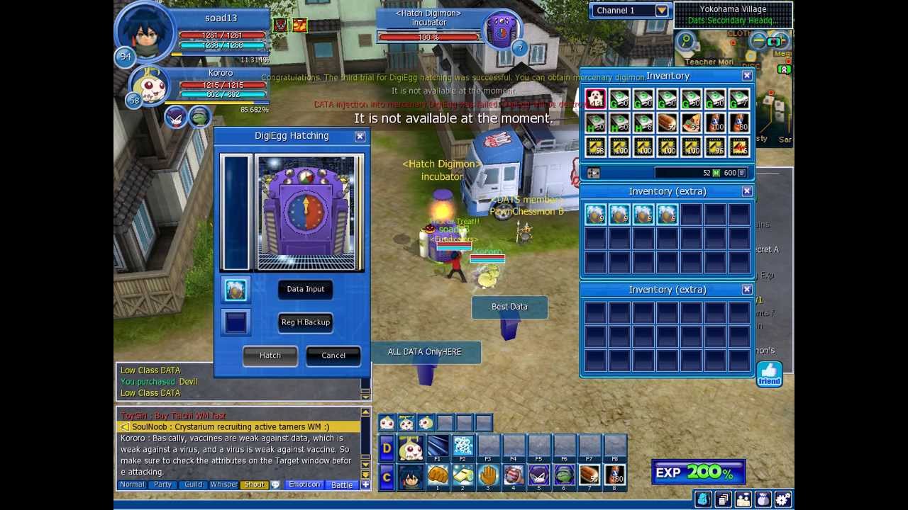 Hatcheando a sharmamon