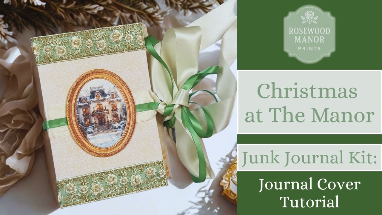 S1 Ep3 Journal Cover Christmas at the Manor Junk Journaling