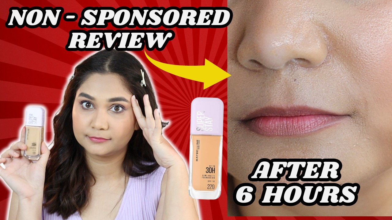 NEW Maybelline Super Stay Lumi-Matte foundation NON SPONSORED Review & Wear Test | WHY THE HYPE!🙄
