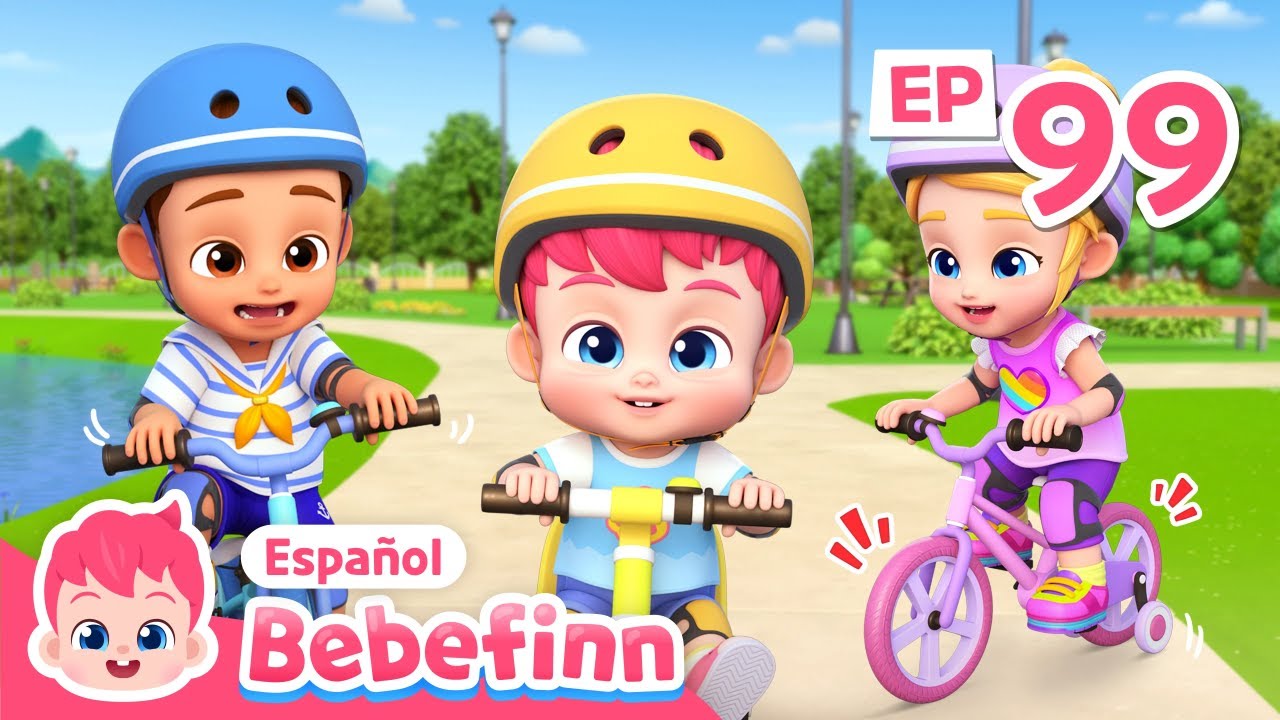 Aprendamos a Montar en Bicicleta🚲 | EP99 | Canciones Infantiles | Bebefinn en español