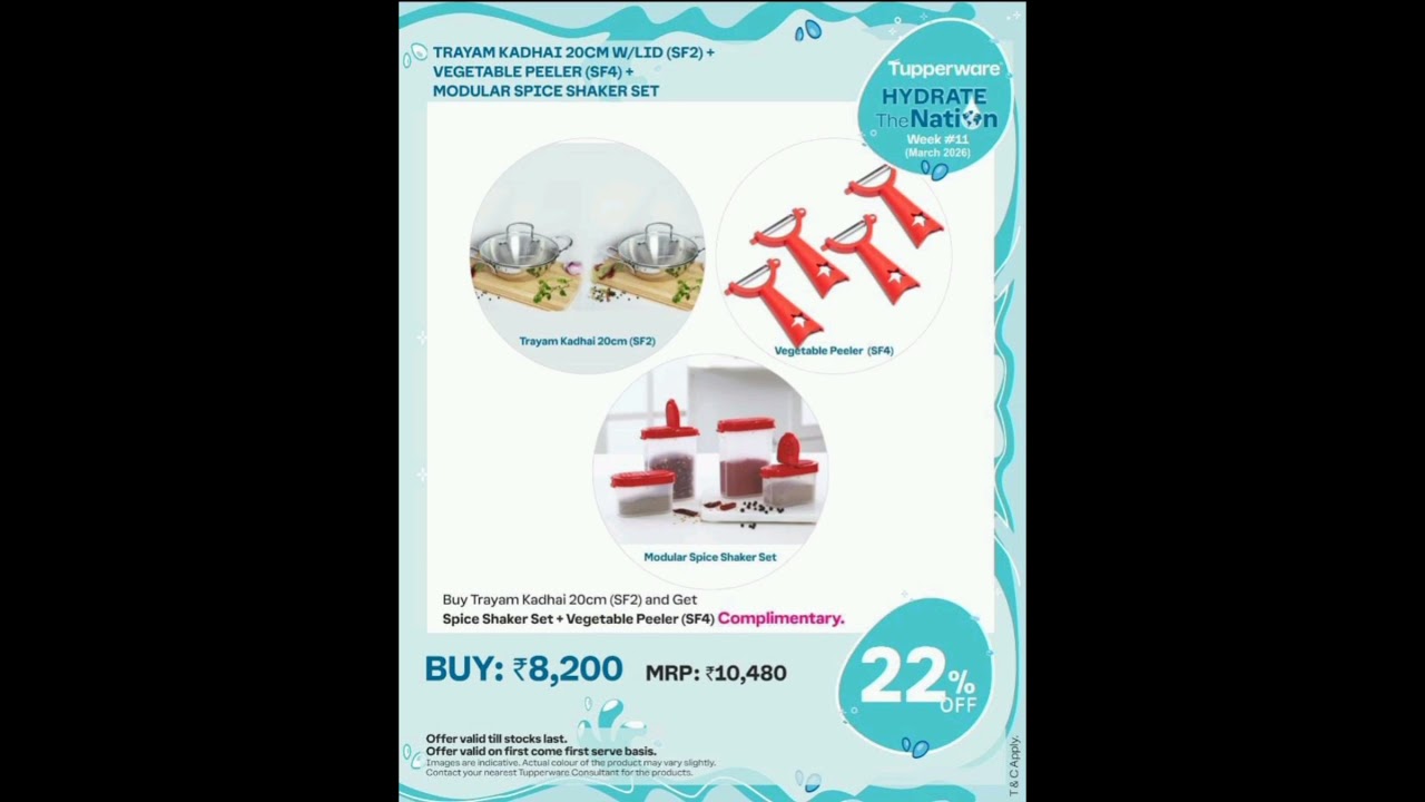 Tupperware  kitchen set Waterbottle available.14/3/26 #tupperware #tupperwaredirectseller