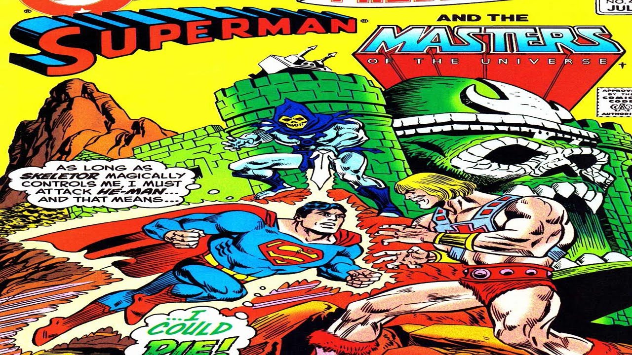 Superman enfrenta he- man: quadrinho explicado e narrado