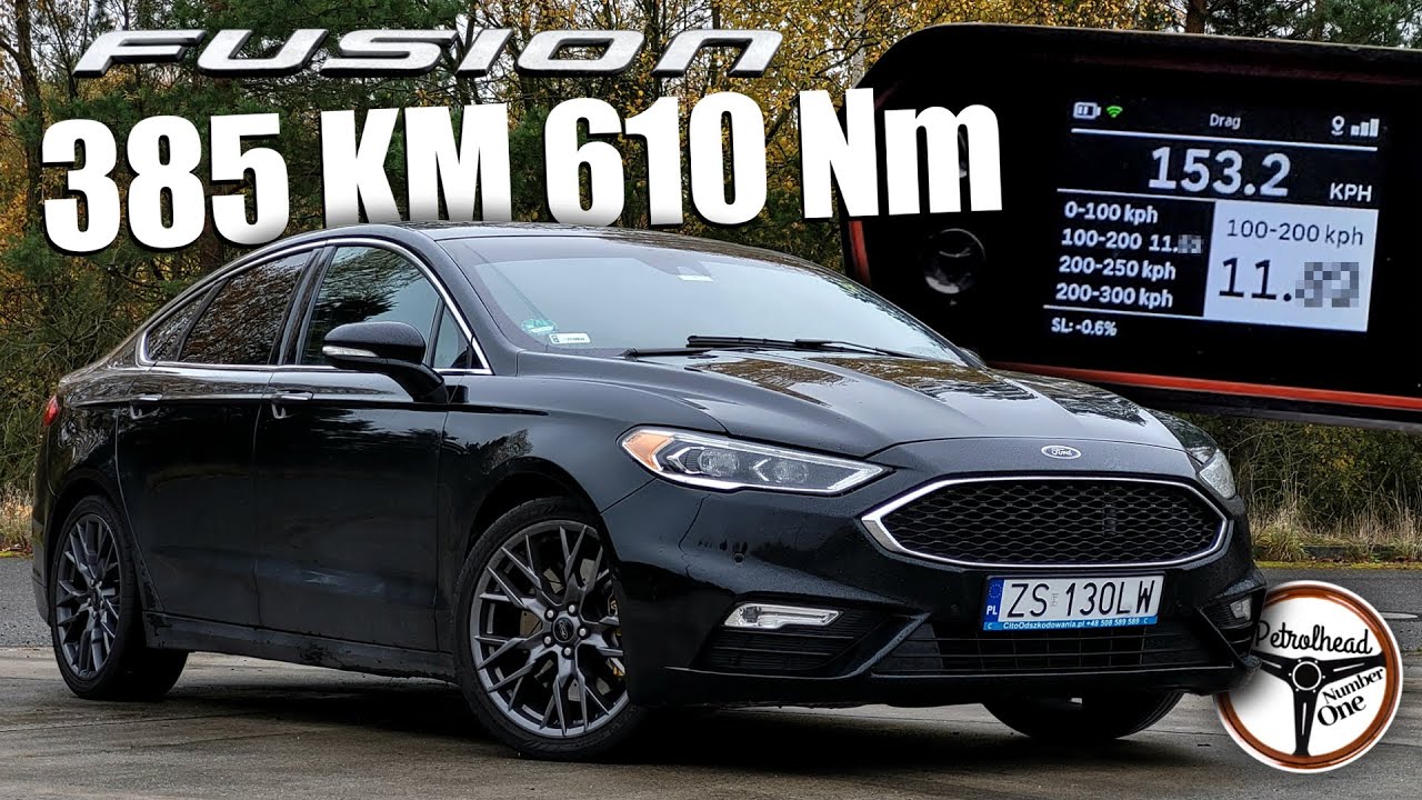 2017 Ford Fusion 2.7 Ecoboost (385 KM) | V-MAX, 0-100, 100-200 km/h. Prezentacja & AUTOBAHN. | 4K