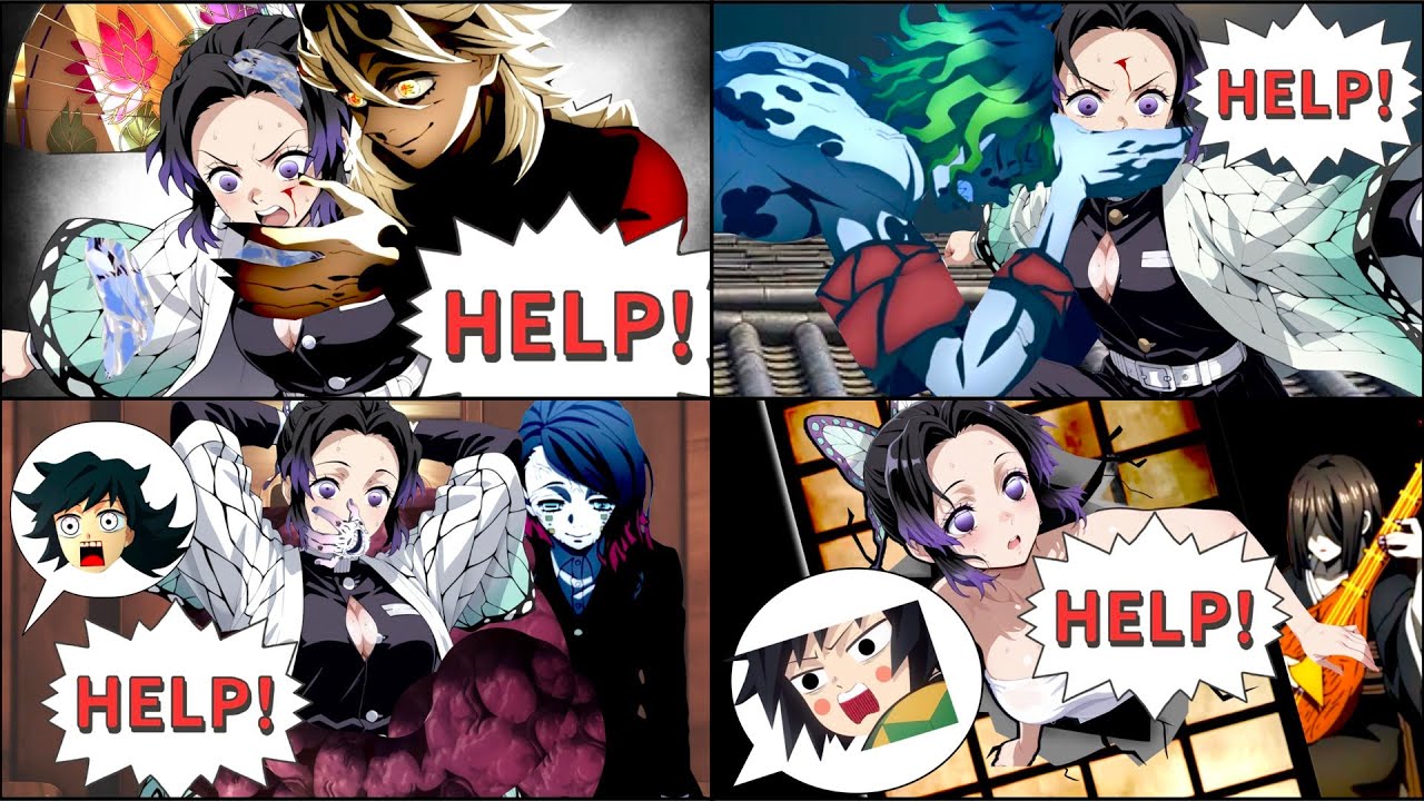 【鬼滅の刃】胡蝶しのぶが鬼に捕まるアニメ【Demonslayer】An anime in which Shinobu is captured by a demon