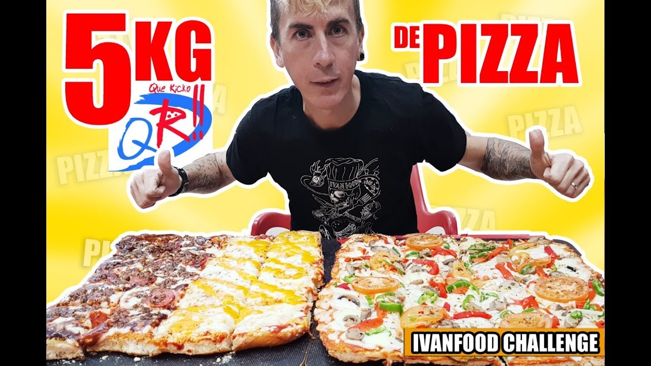 PIZZA GIGANTE DE 5KG PARA 1 PERSONA IVANFOOD ( las PIZZAS  MAS GRANDES de UTRERA )