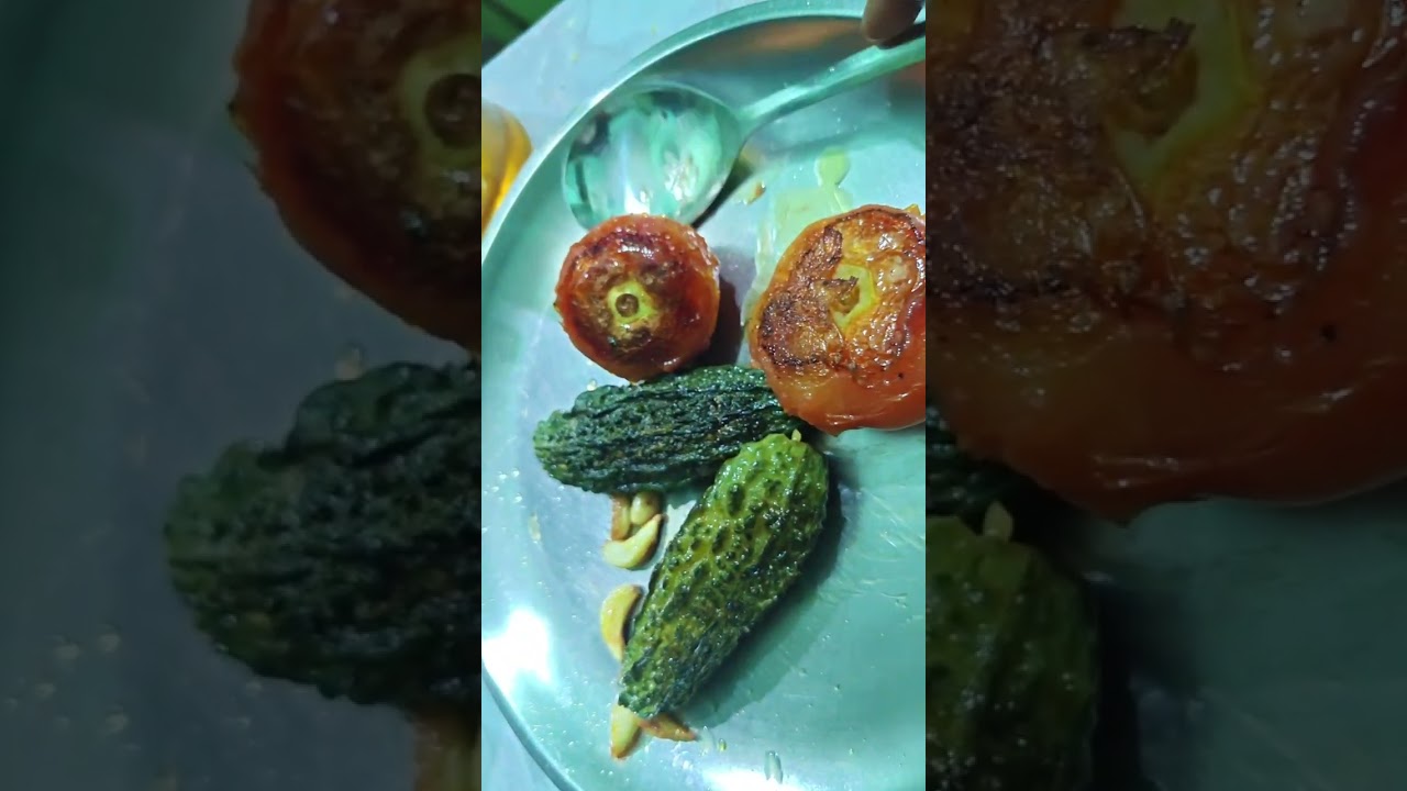 करेला का नया रेसिपी 😋 अंगुली चाट कर खाएगे #घर में सभी लोग #वायरल #वीडियो №tendeg#vide 🍅🧄🌶️😋