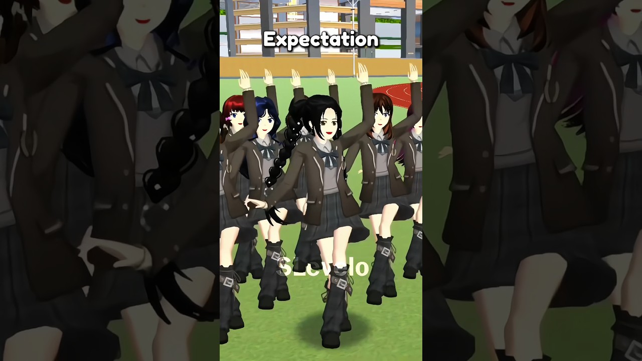 School Life Expectation vs Reality #sakuraschoolsimulator #sakuraschool #sakura #trending