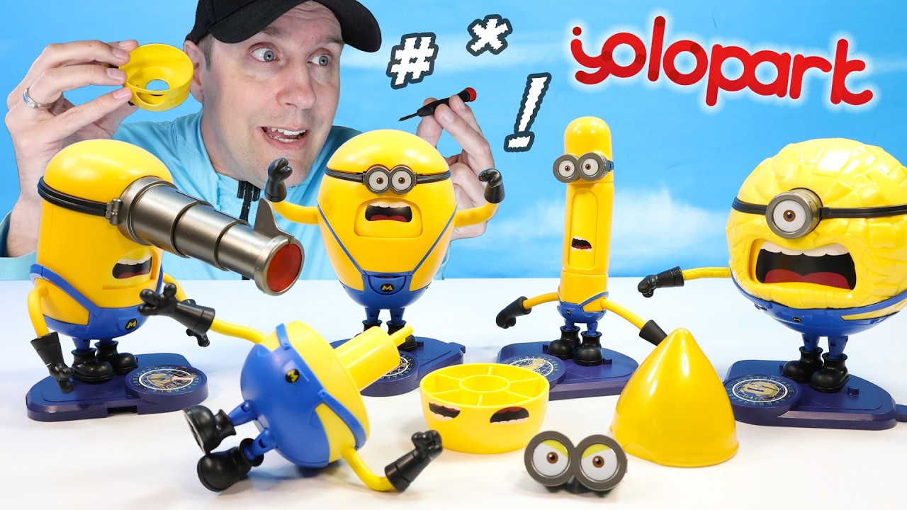 Обзор набора для сборки моделей Гадкий Я 4 MEGA Minions Yolopark