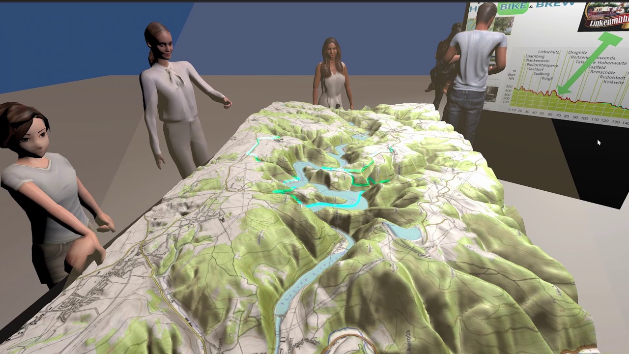 Besuchernavigation Saalekaskade - Hohenwarte/Bleilochstausee - Tourenvorschläge interaktiv erleben