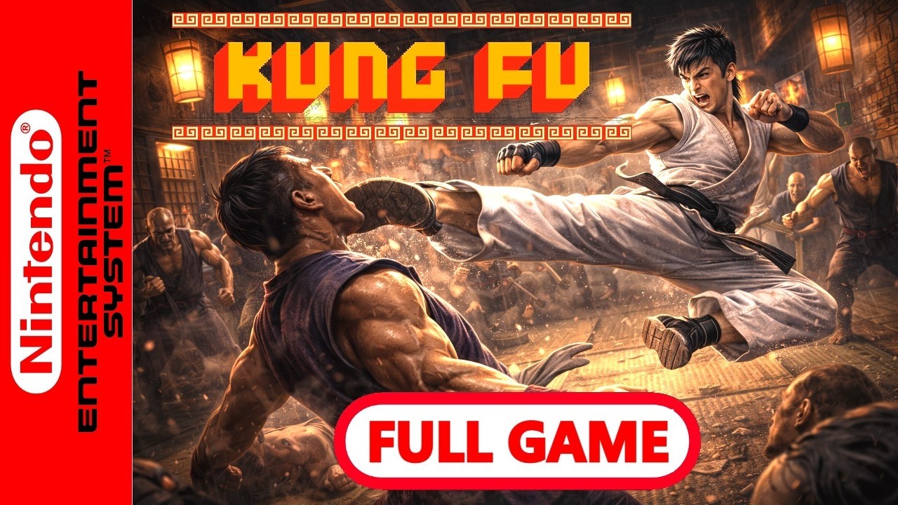 Kung Fu NES Full Game 🥋 | NO COMMENTARY | Complete Playthrough (Retro Nintendo 1985)