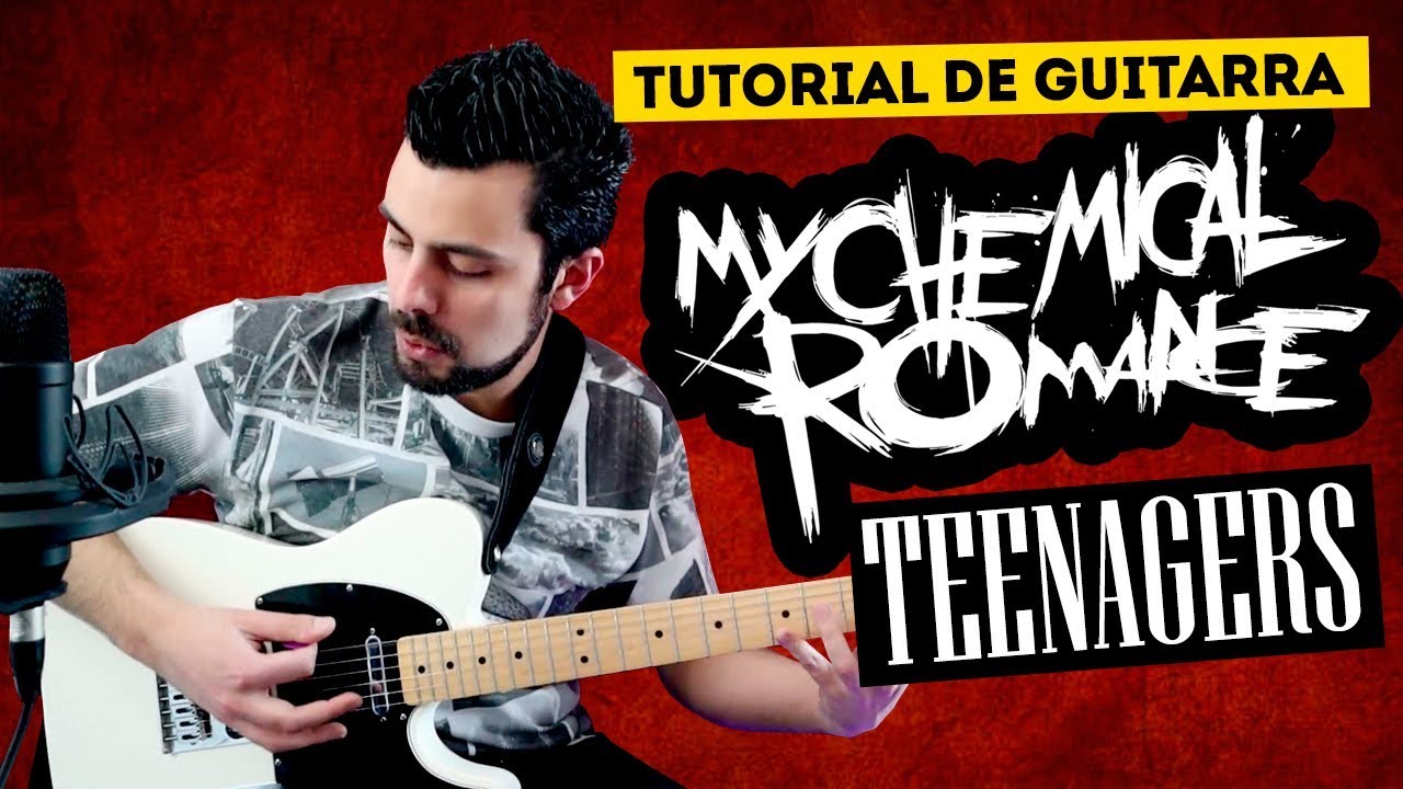 Cómo tocar TEENAGERS Guitarra SOLO Tutorial MY CHEMICAL ROMANCE | Marcos García