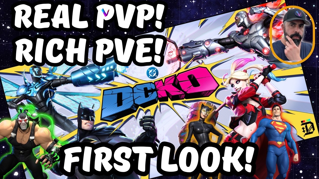 Первый взгляд: мобильный файтинг DCKO! PvP между реальными игроками и глубокий PvE! Выглядит отли...