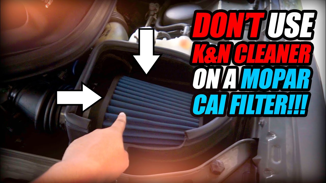 HOW TO CLEAN AND MAINTAIN YOUR MOPAR COLD AIR INTAKE FILTER #caifilter #moparcai #dodge