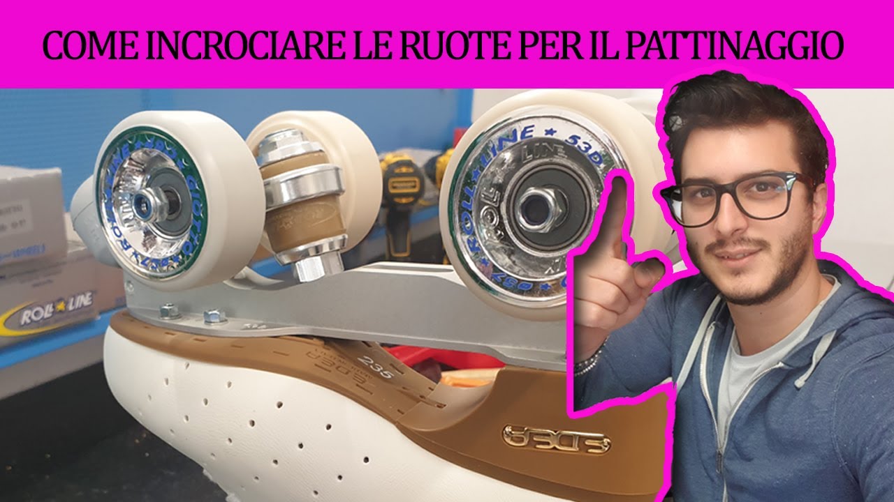 Tutorial: come incrociare le ruote nei pattini a rotelle