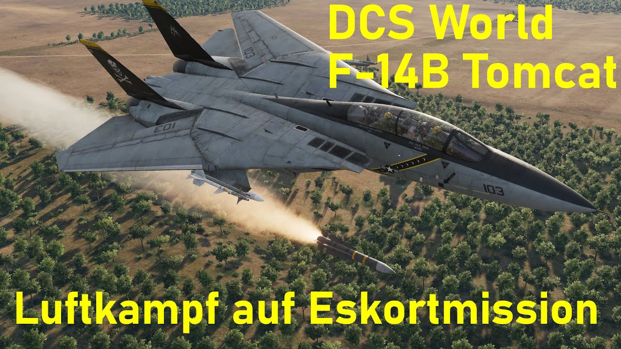 DCS World: F-14B Tomcat auf Eskortmission in neuer Grafikpracht